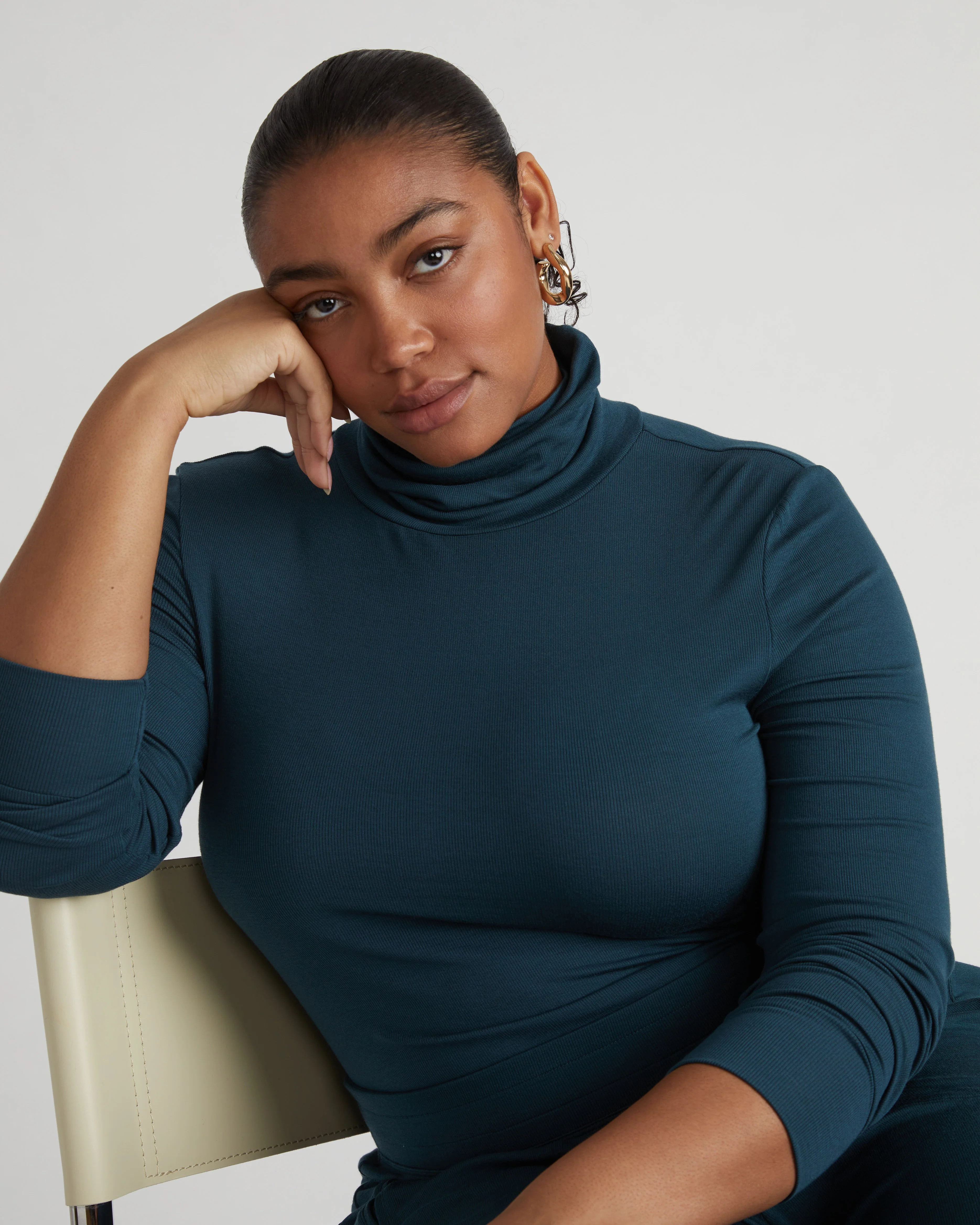 Foundation Turtleneck - Deep Sea | Universal Standard
