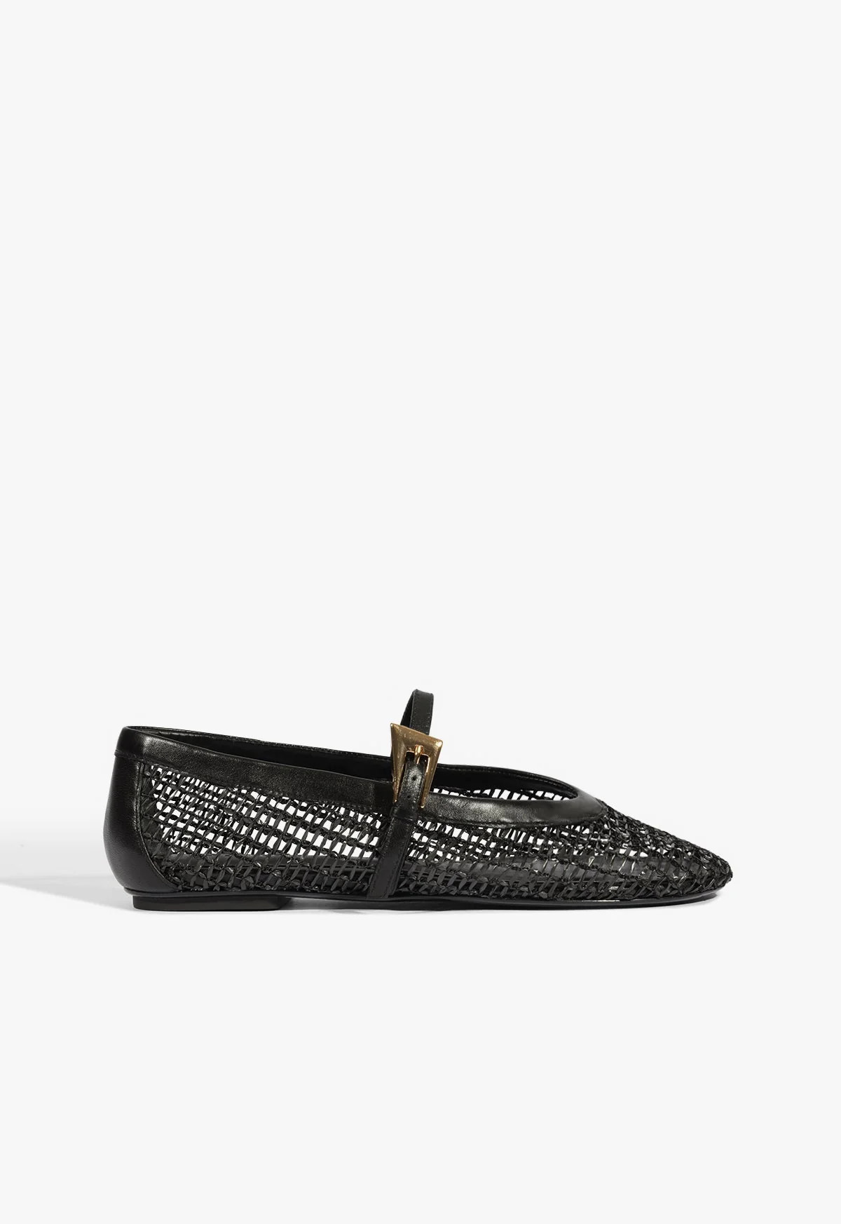 Sylvie Mesh Black Ballet Flat | Schutz (US)