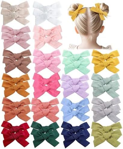 Prohouse 40 PCS Baby Girl Hair Clips, Alligator Hair Bows for Toddlers & Kids, Baby Hair Accessor... | Amazon (US)