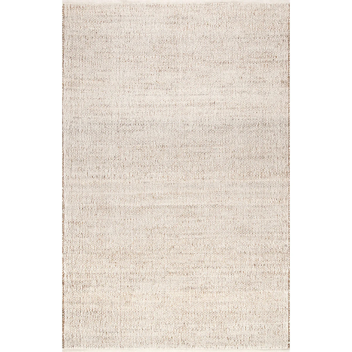 Helton Farmhouse Jute and Cotton Area Rug | Wayfair North America