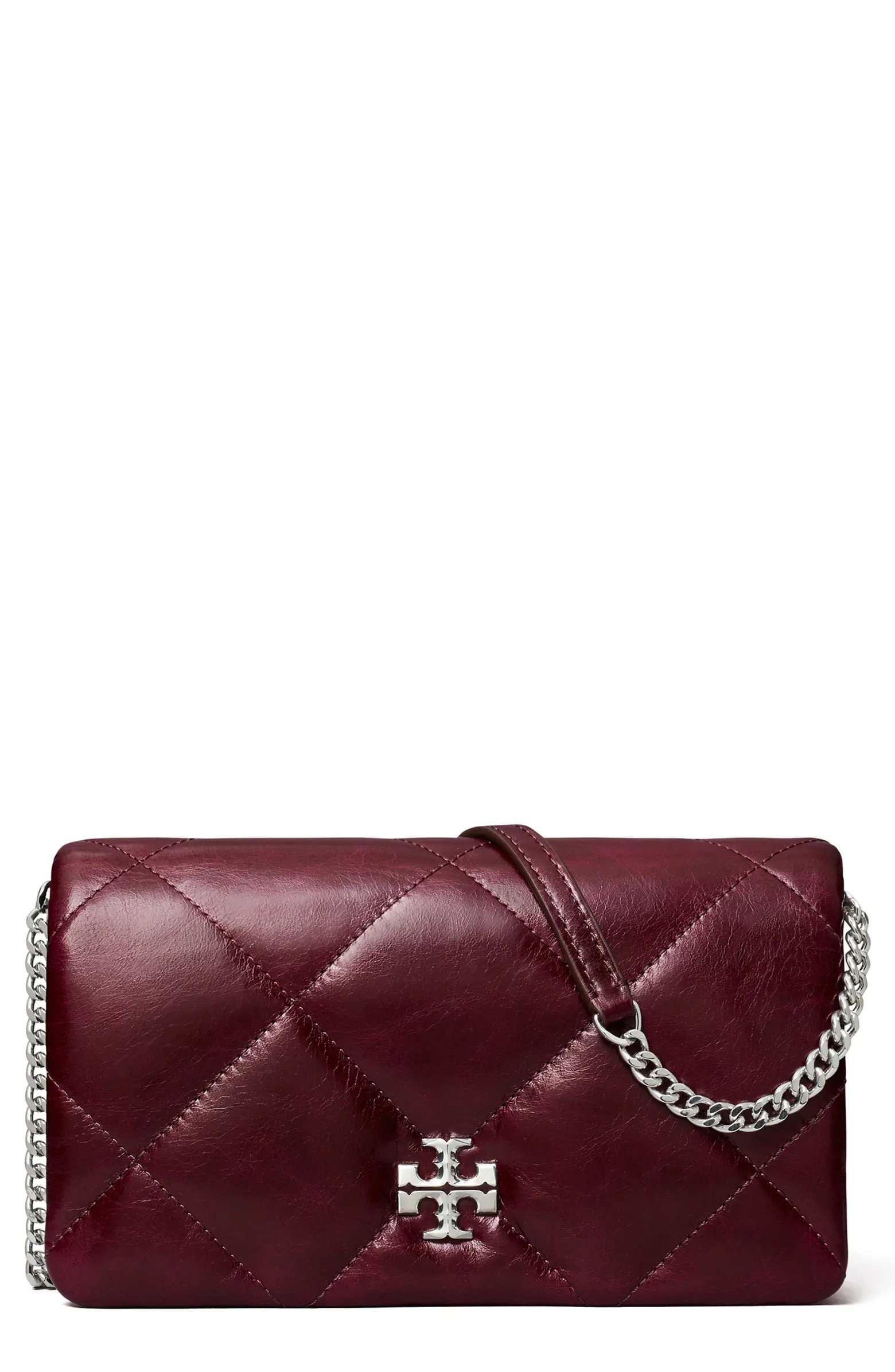 Kira Quilted Leather Wallet on a Chain | Nordstrom