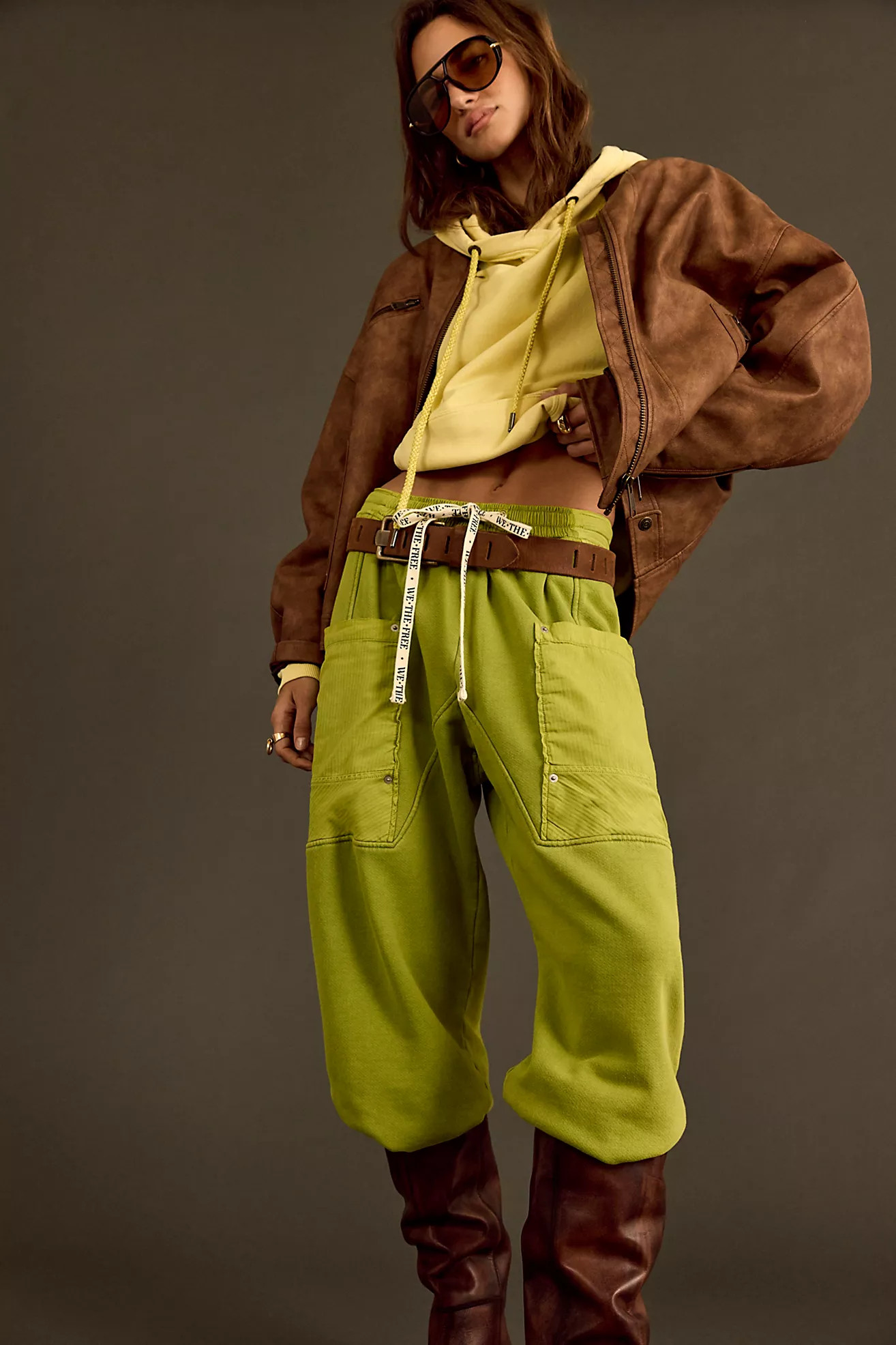 We The Free Jet Set Knit Pull-On Trousers | Free People (UK)