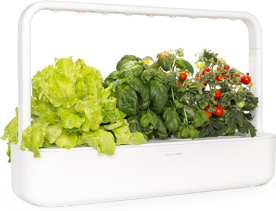 Click & Grow Indoor Herb Garden Kit with Grow Light | Easier Than Hydroponics Growing System | Sm... | Amazon (US)