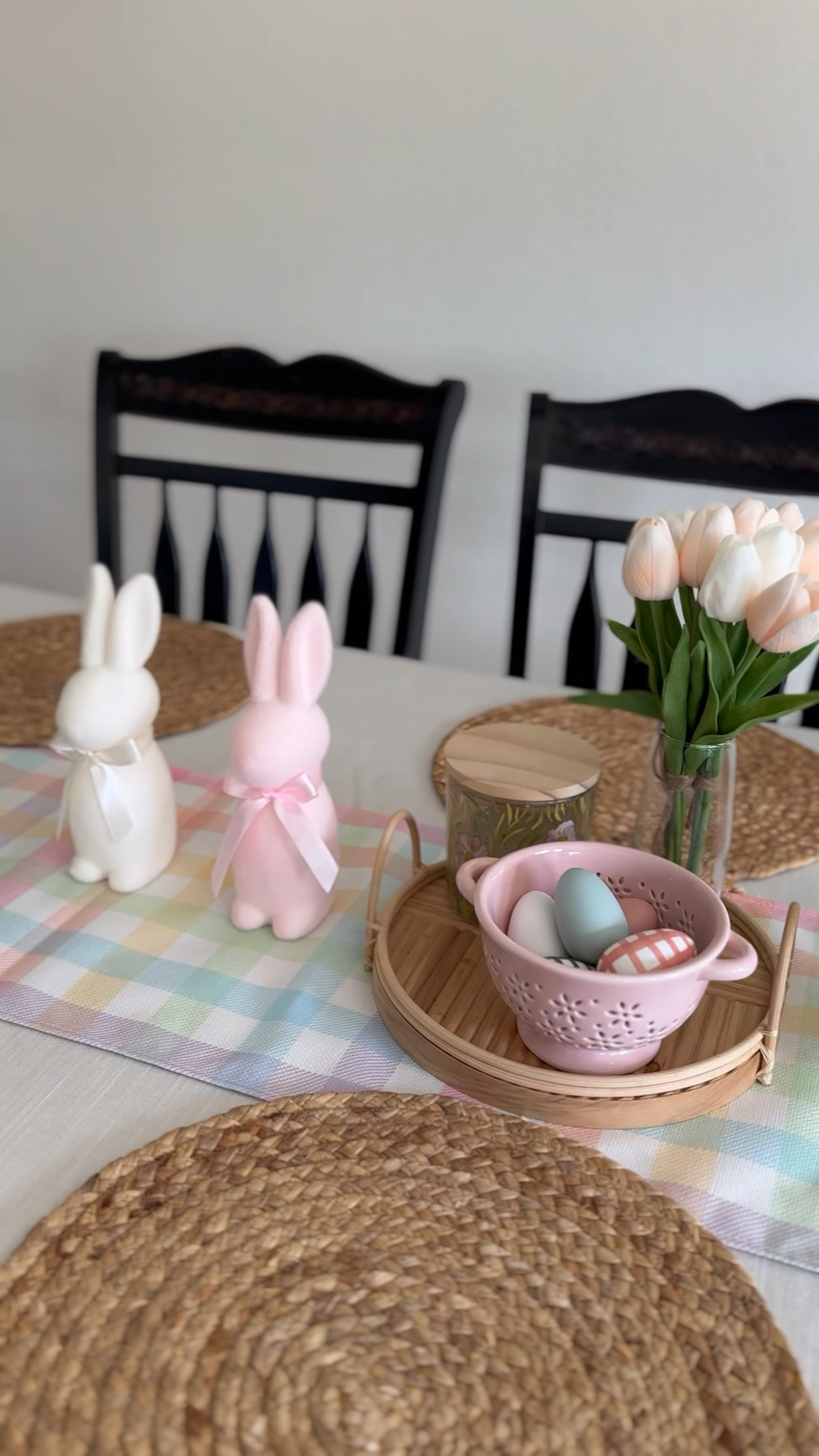 Easter Tablescape 🐣🌷 find it all here in my LTK shop. WOW your guests with this beautiful whimsical pastel Easter layout they are sure to love!! All items linked. Hoppy Shopping 🐰

#LTKhome #LTKSpringSale #LTKSeasonal