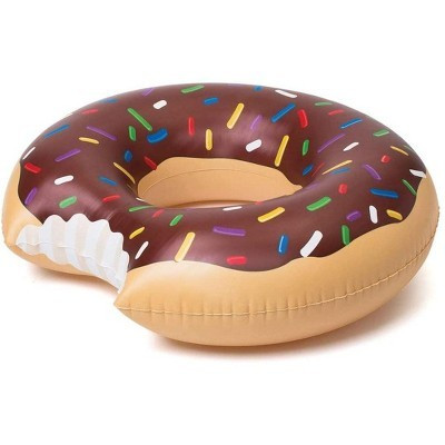 Big Mouth Toys Frosted Chocolate Donut 4 Foot Inflatable Pool Float | Target