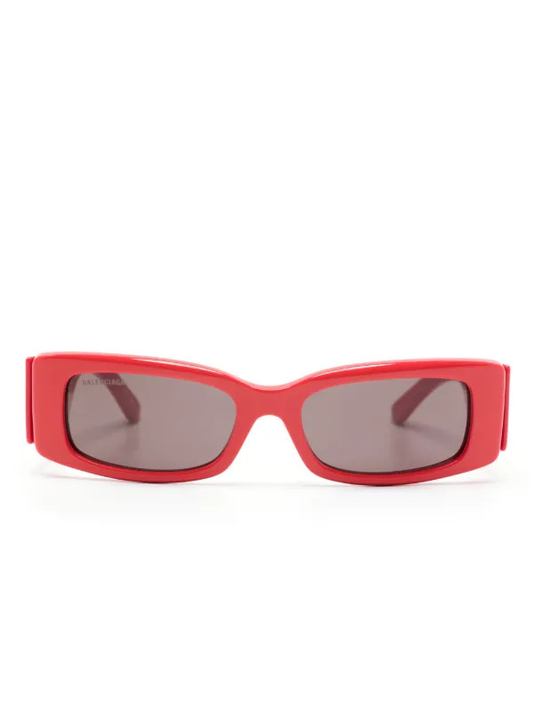 Eckige Sonnenbrille mit Logo-Print | Farfetch Global