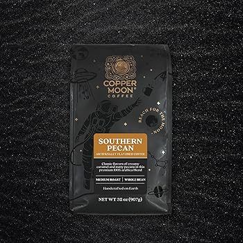 Copper Moon Whole Bean Coffee, Medium Roast, Southern Pecan Blend, 2 Lb | Amazon (US)