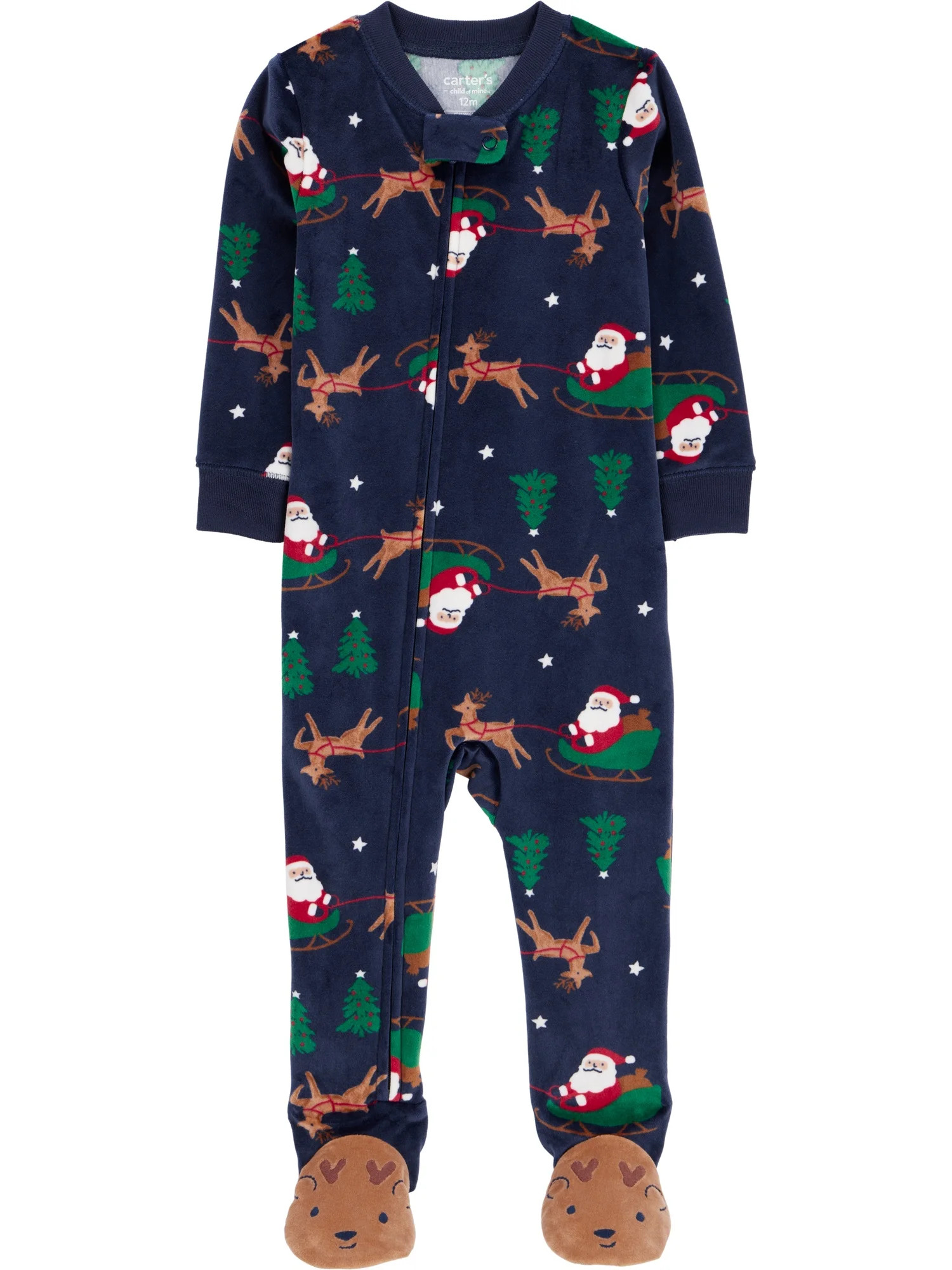 Carter's Child of Mine Baby and Toddler Cozy Pajama, One-Piece, Sizes 12M-5T | Walmart (US)