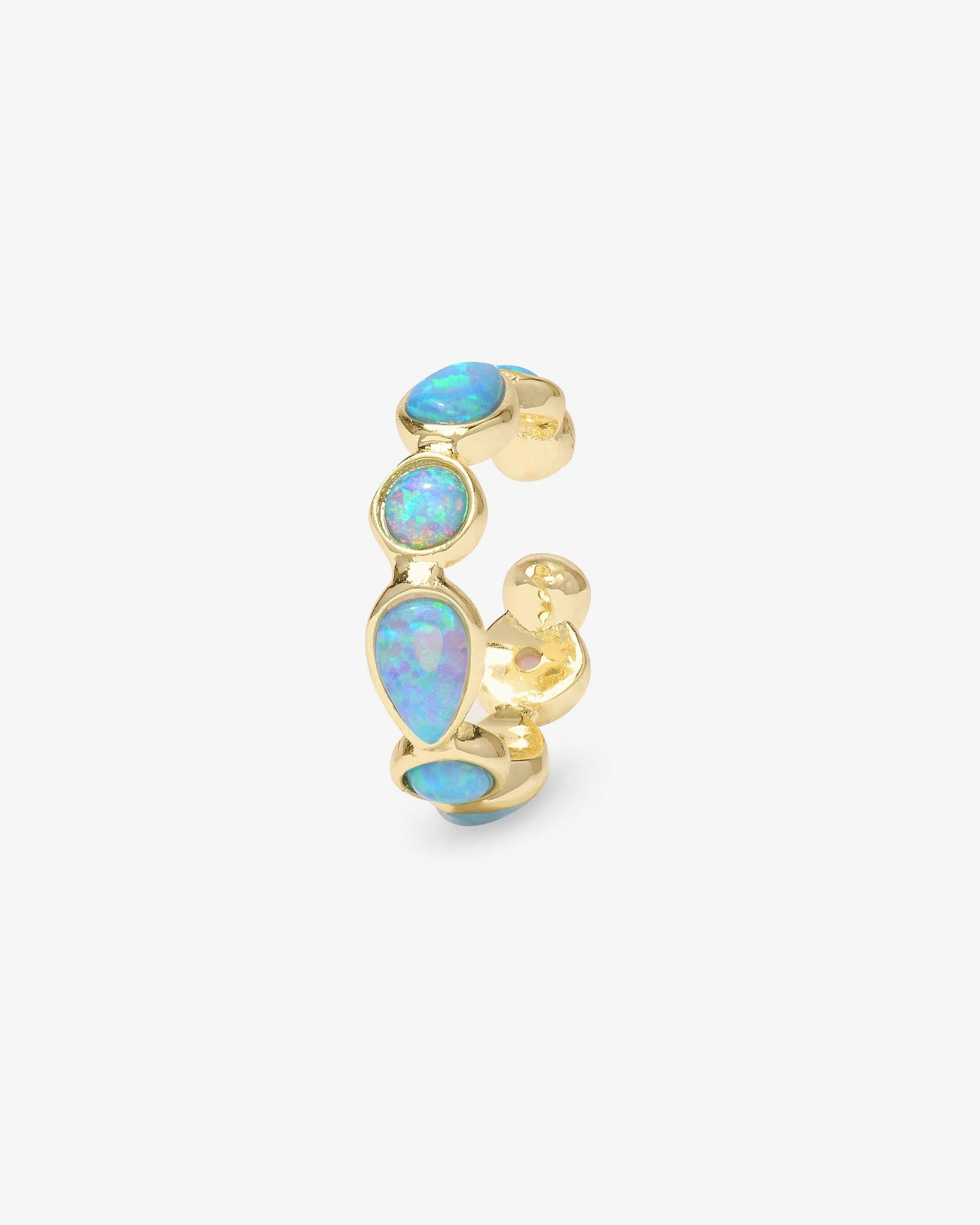 Isla Ear Cuff - Gold|Blue Opal | Melinda Maria Jewelry