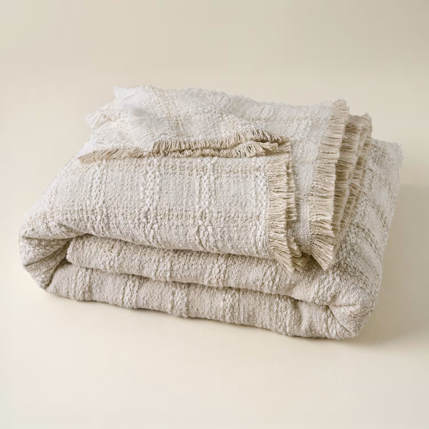 Woven Grid Coverlet | Magnolia