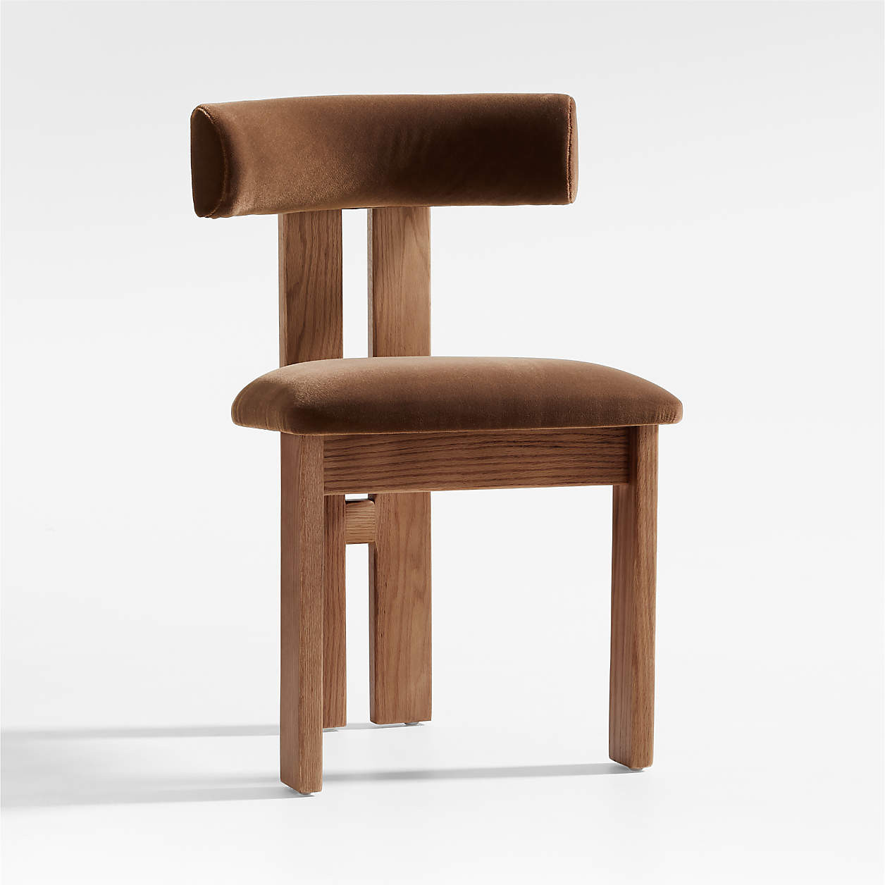 Ceremonie Dresden Brown Dining Chair by Athena Calderone + Reviews | Crate & Barrel | Crate & Barrel