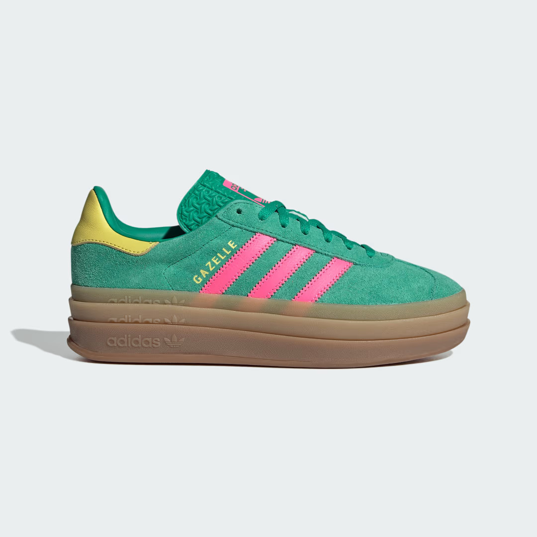 adidas Gazelle Bold Shoes Court Green M 4.5 / W 5.5 Womens | adidas (US)