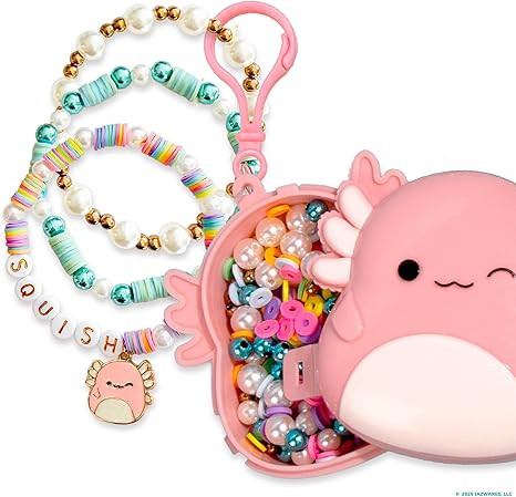 Original Squishmallows Archie The Axolotl Bracelet Kit, Friendship Bracelet Kit, Charm Bracelet M... | Amazon (US)