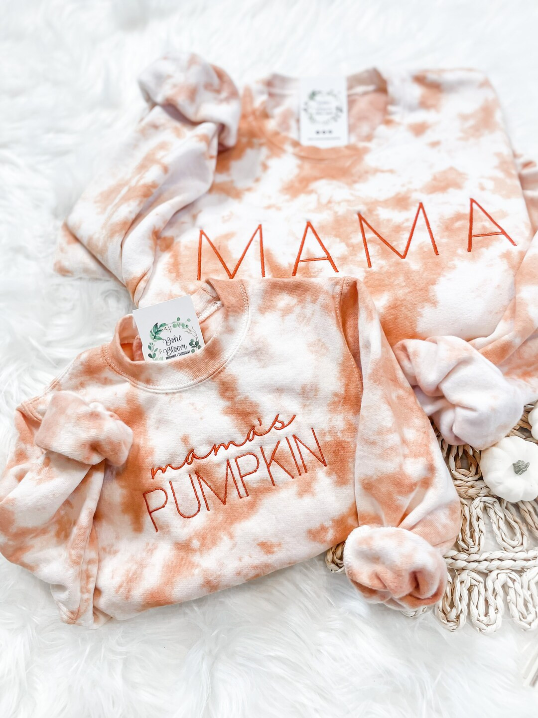Matching Mama and Mama's Pumpkin Fall Sweatshirts - Etsy | Etsy (US)