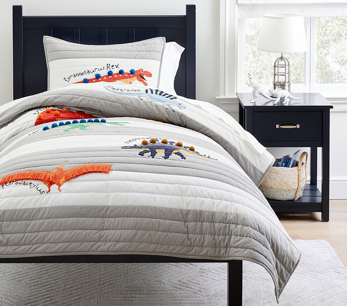 Finn Dino Quilt & Shams | Pottery Barn Kids