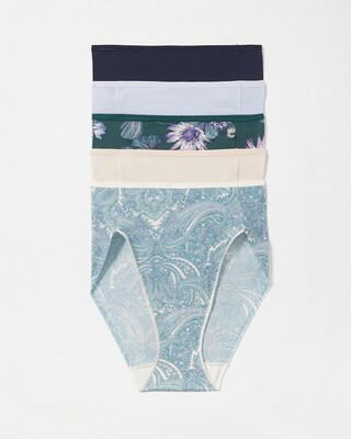 Edge High-Leg Brief Panty 5 Pack | SOMA