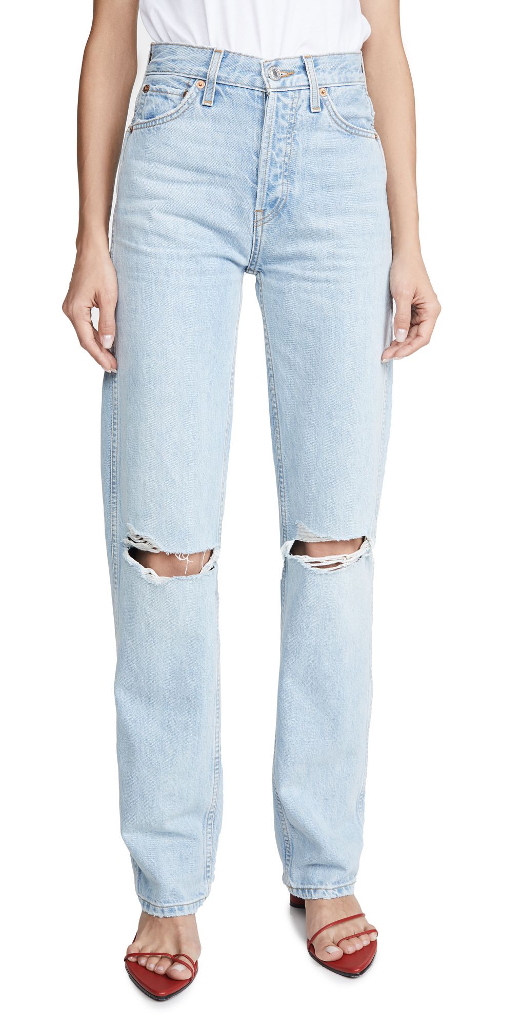 High Rise Rigid Loose Jeans | Shopbop