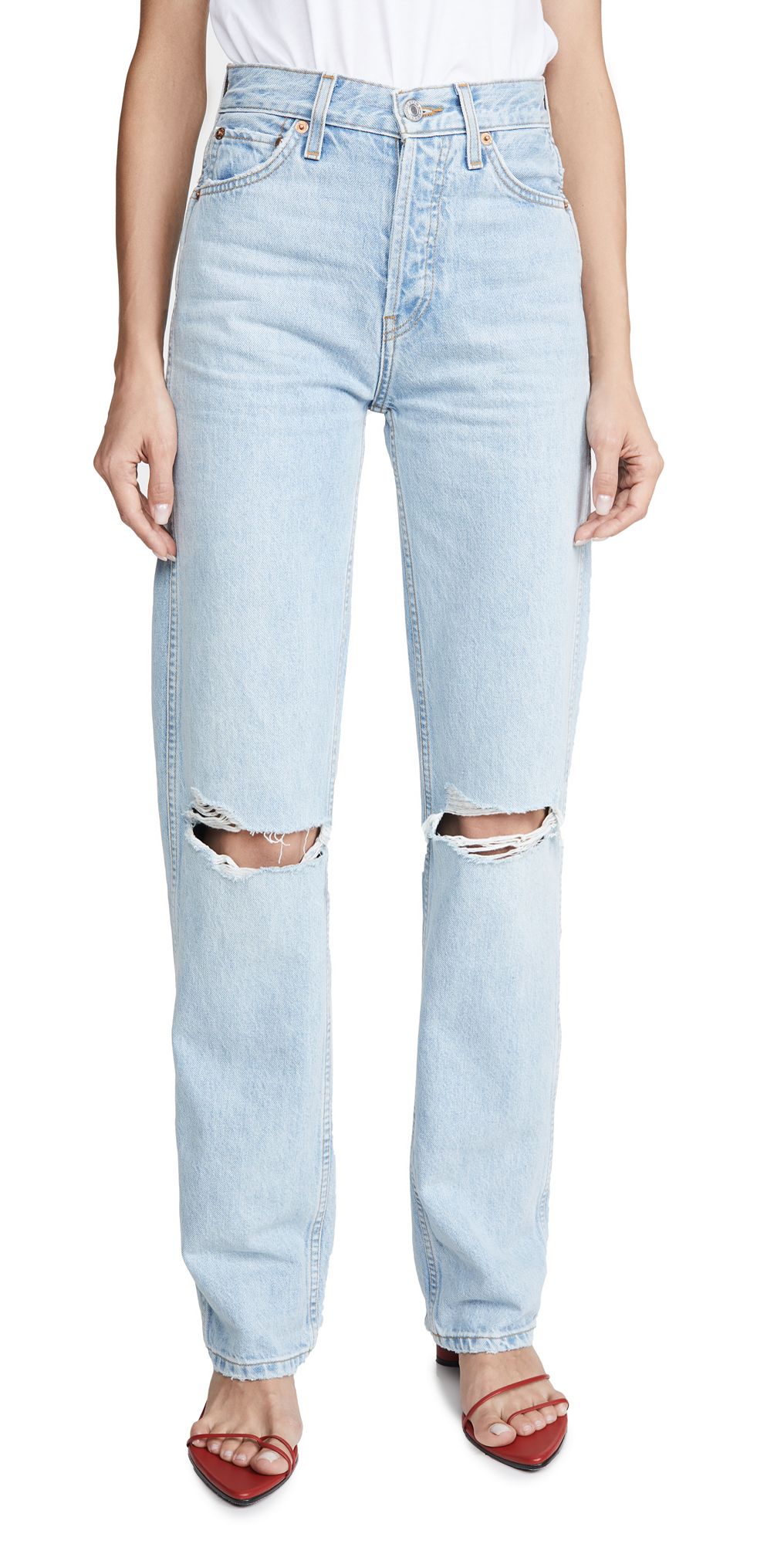 RE/DONE High Rise Rigid Loose Jean | Shopbop