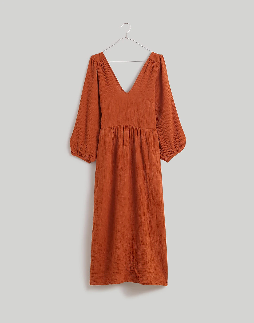 Lightspun V-Neck Midi Dress | Madewell