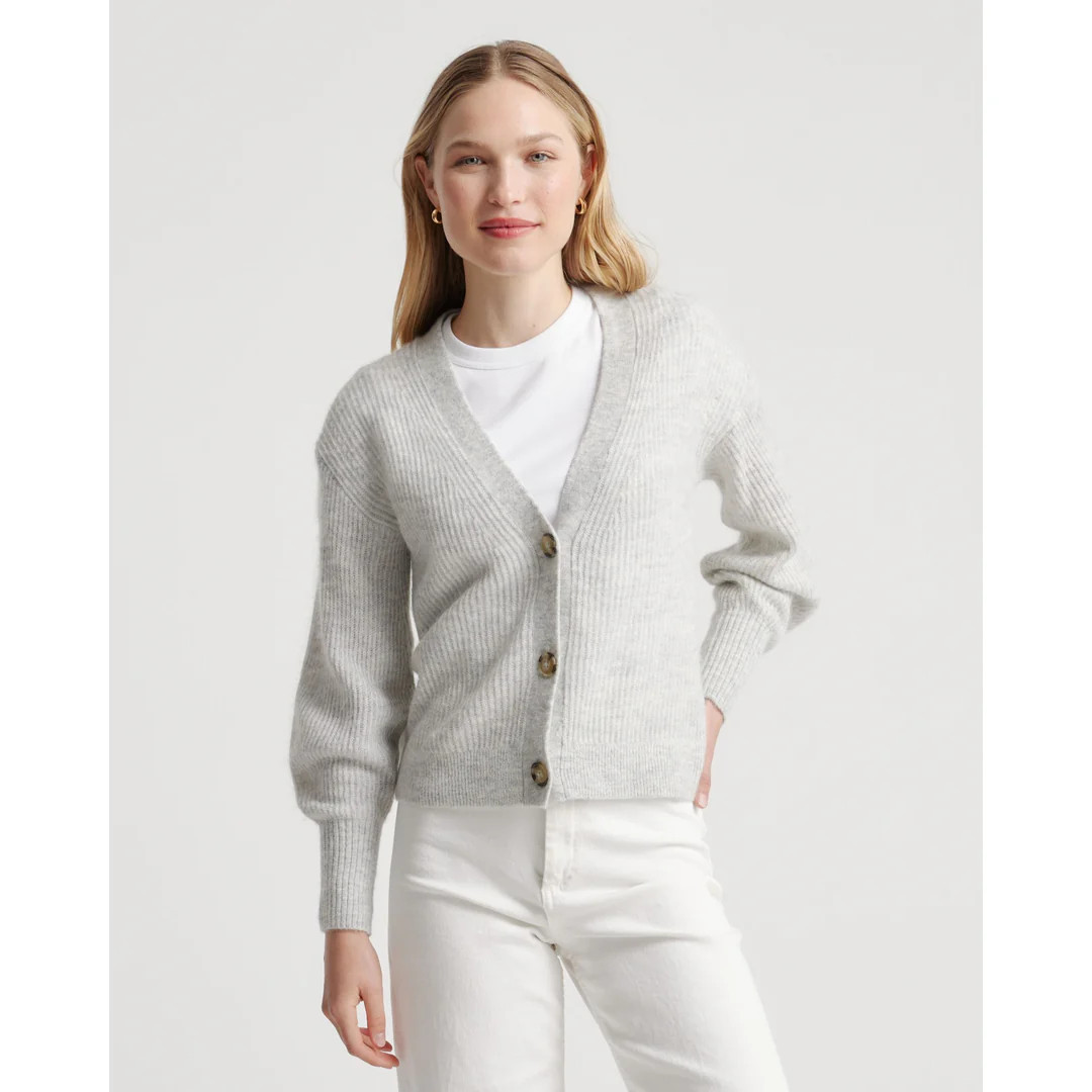 Baby Alpaca-Wool Cropped Cardigan | Quince