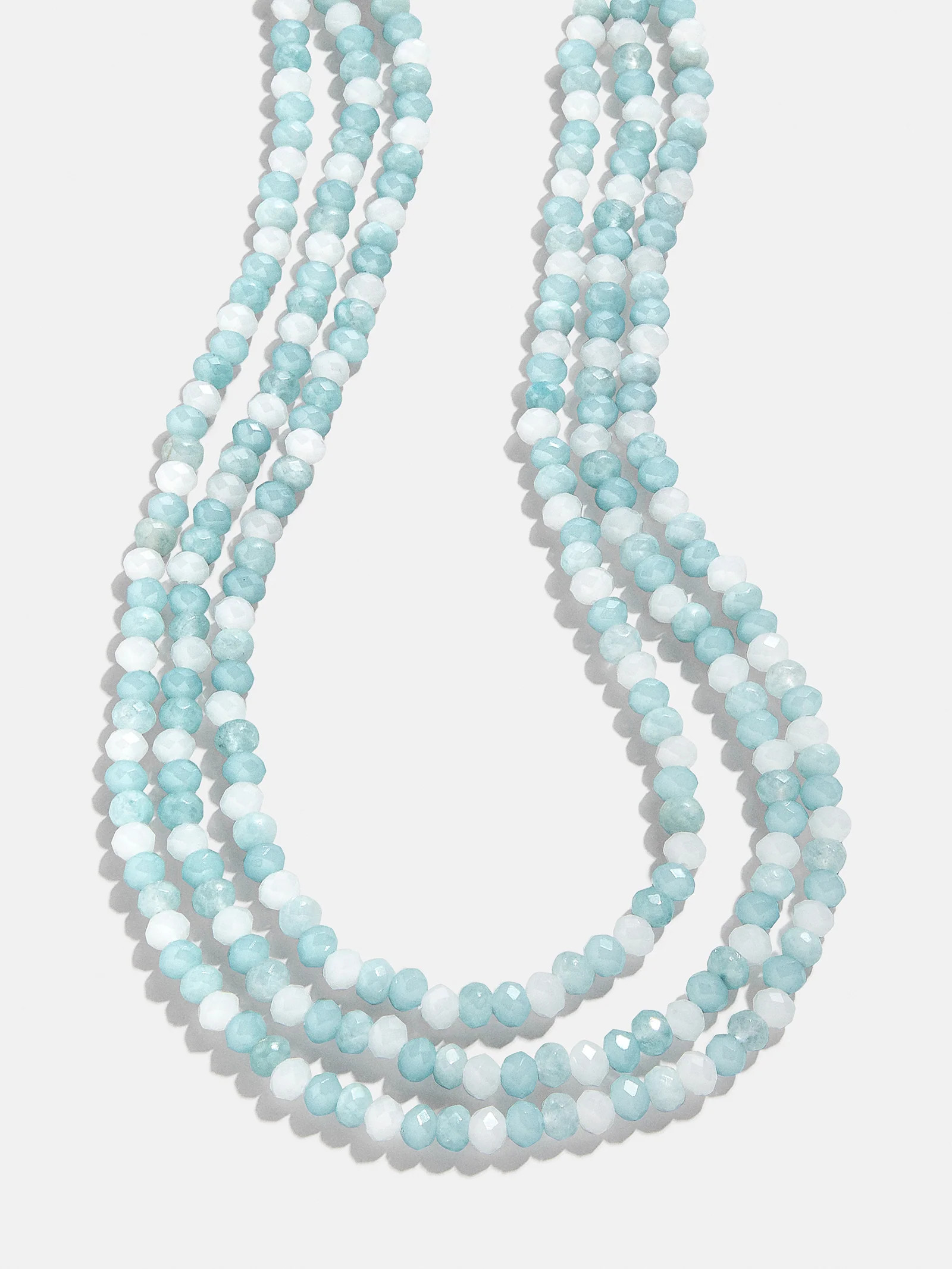 Lena Semi-Precious Layered Necklace - Turquoise | BaubleBar (US)