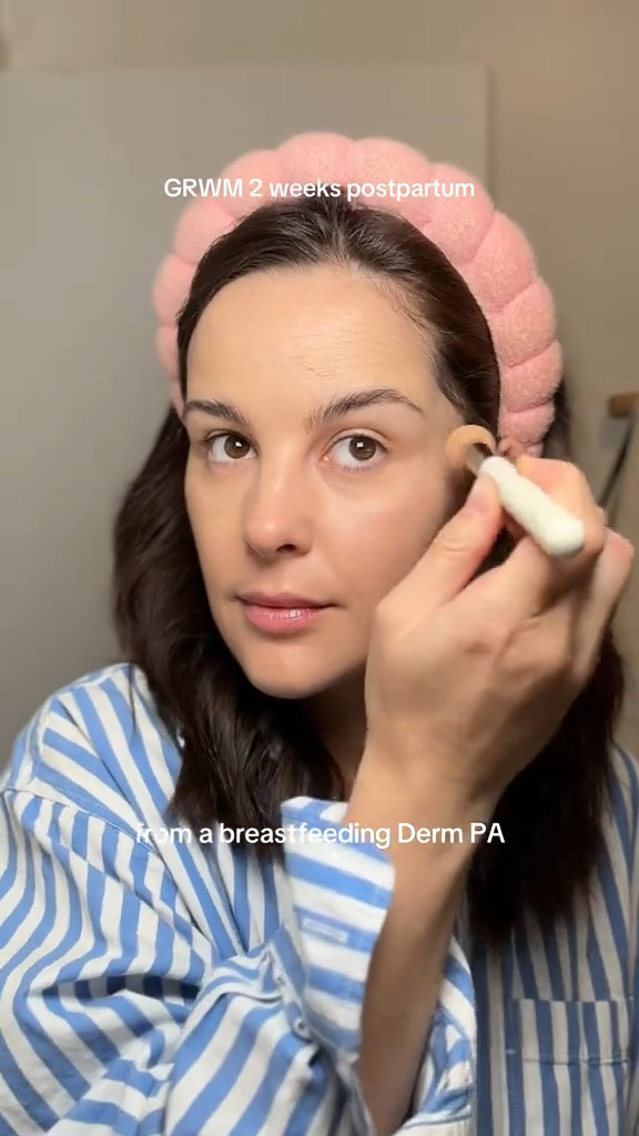 GRWM as a breastfeeding mom (postpartum 2 weeks) 🫶

#LTKBeauty