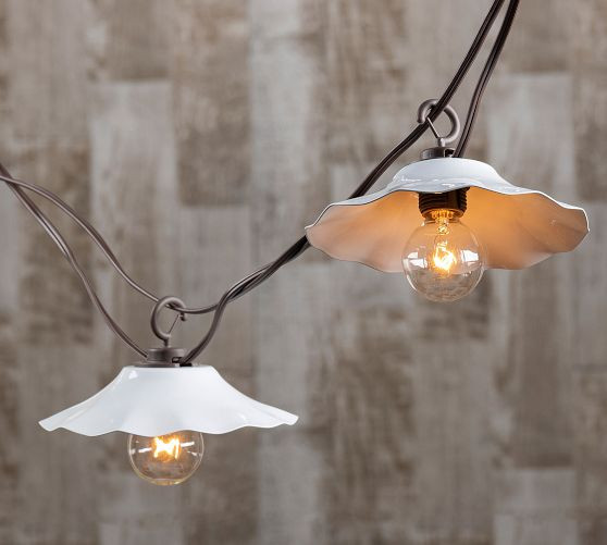 Shaded String Lights | Pottery Barn (US)