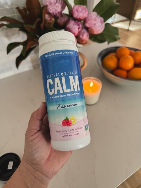 Natural Vitality Calm, Magnesium Citrate Supplement, Anti-Stress Drink Mix Powder