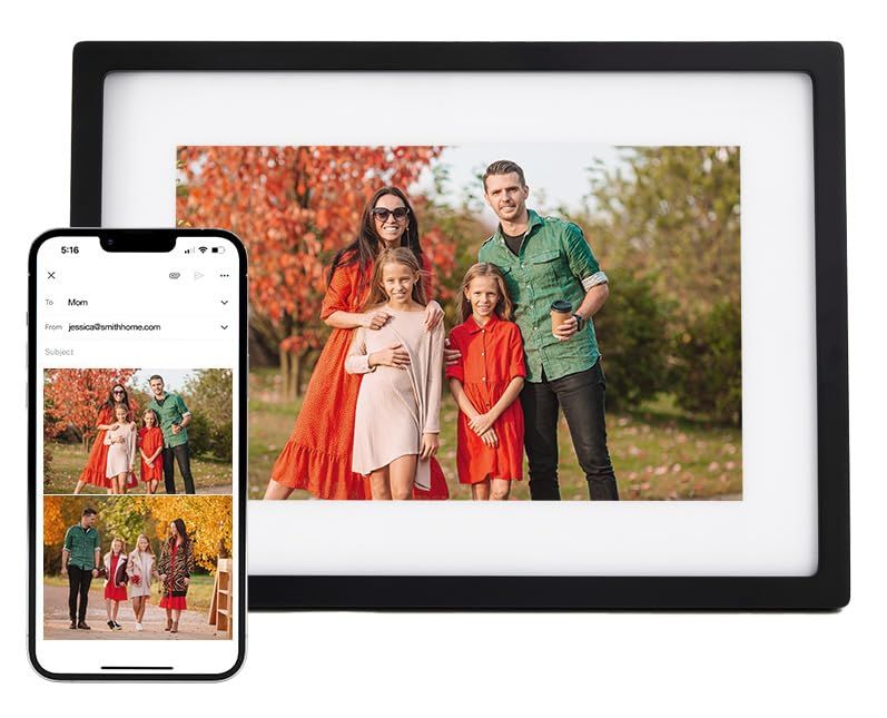 Skylight Frame: 10 inch WiFi Digital Picture Frame, Email Photos from Anywhere, Touch Screen Digi... | Amazon (US)