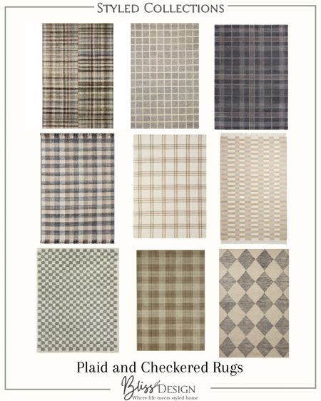 Plaid and checkered rugs 

Wayfair, Loloi, plaid, rugs, checkered, neutral rugs 

#LTKhome #LTKstyletip #LTKsalealert
