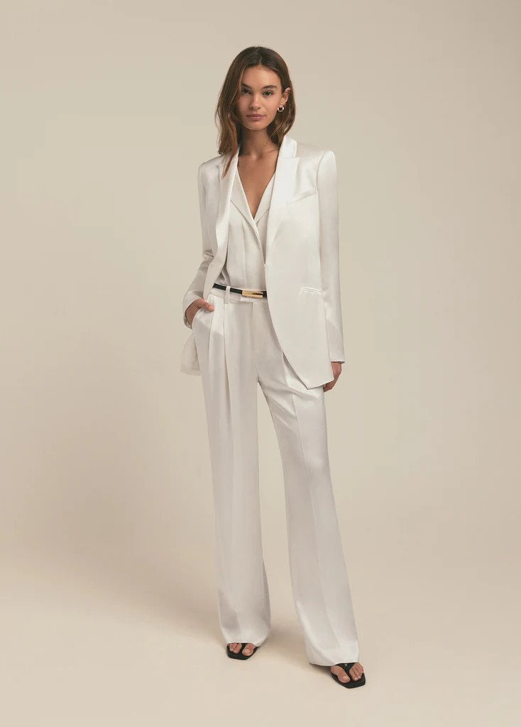 THE SATIN BLAZER | Favorite Daughter