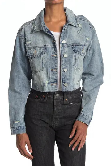 Crop Denim Jacket | Nordstrom Rack