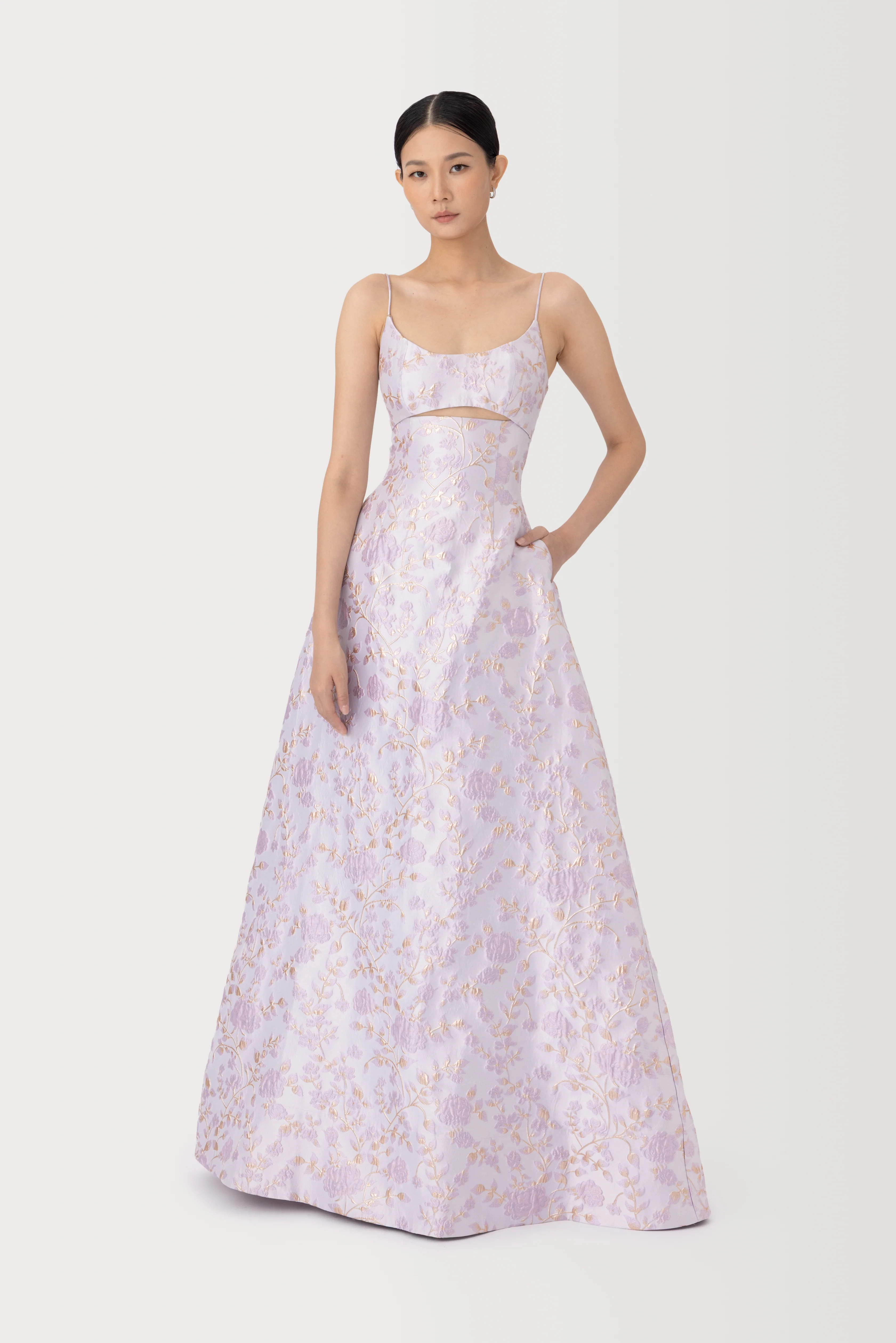 Jacinda Jacquard Gown | Sau Lee
