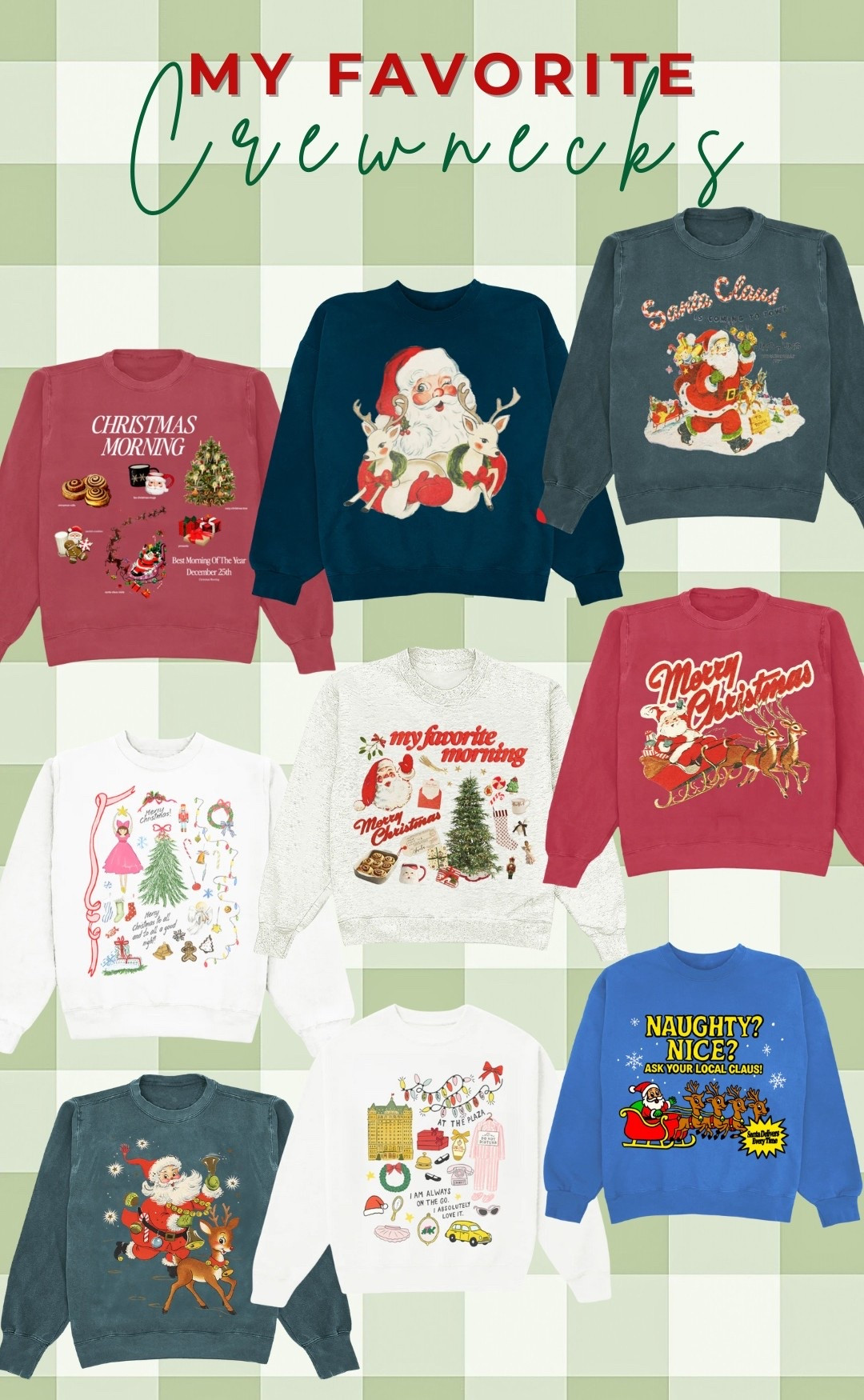 The best Christmas crewnecks! code Tori10 will save you 10%! #christmascrewneck #crewneck 

#LTKStyleTip #LTKSeasonal #LTKHoliday