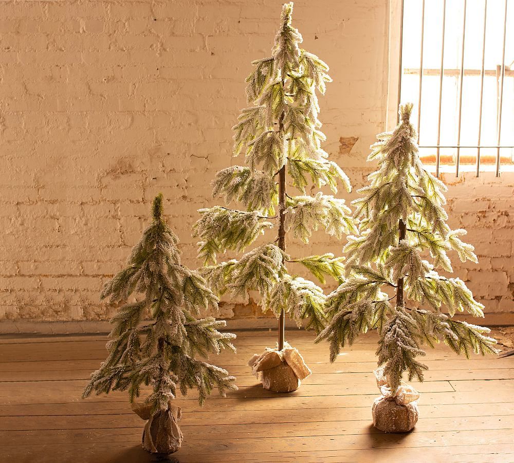 Faux Frosted Christmas Tree | Pottery Barn (US)