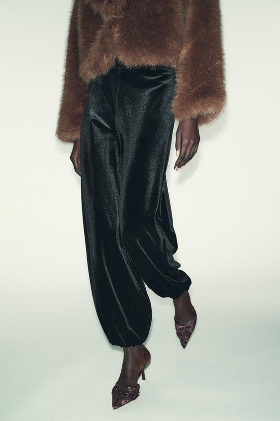 FAUX SHEARLING LEATHER CLOGS | Zara US