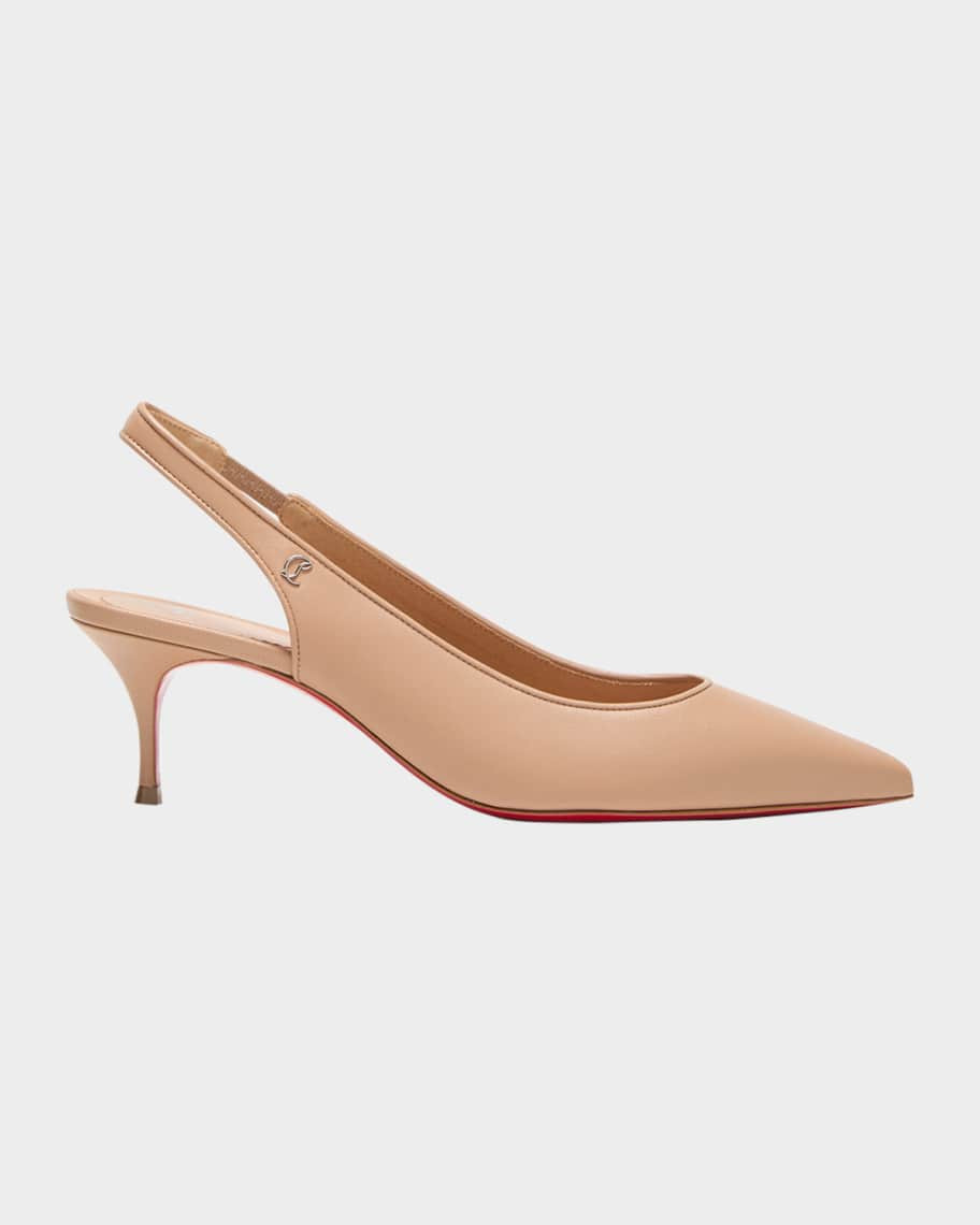 Christian Louboutin 55mm Sporty Kate Slingback Pumps | Neiman Marcus