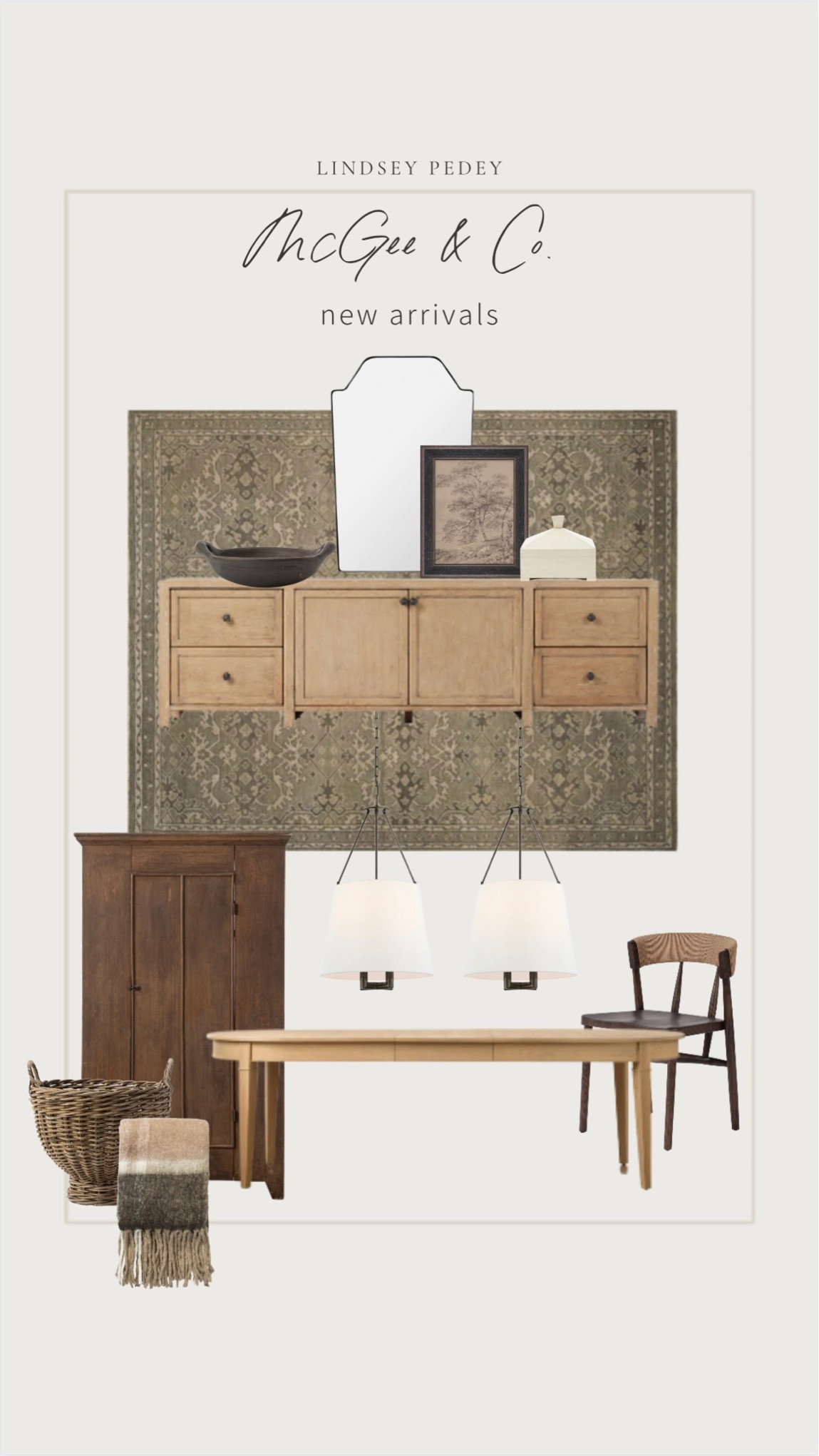 McGee & Co. new arrivals favorites 



McGee & co. , studio McGee , pendant light , lighting , light fixture , home decor , fall home , mirror , cabinet , console , sideboard , dining table , dining chair , area rug , living room , vintage , basket , wooden bowl , wall art , shelf styling 

#LTKstyletip #LTKhome #LTKfindsunder100