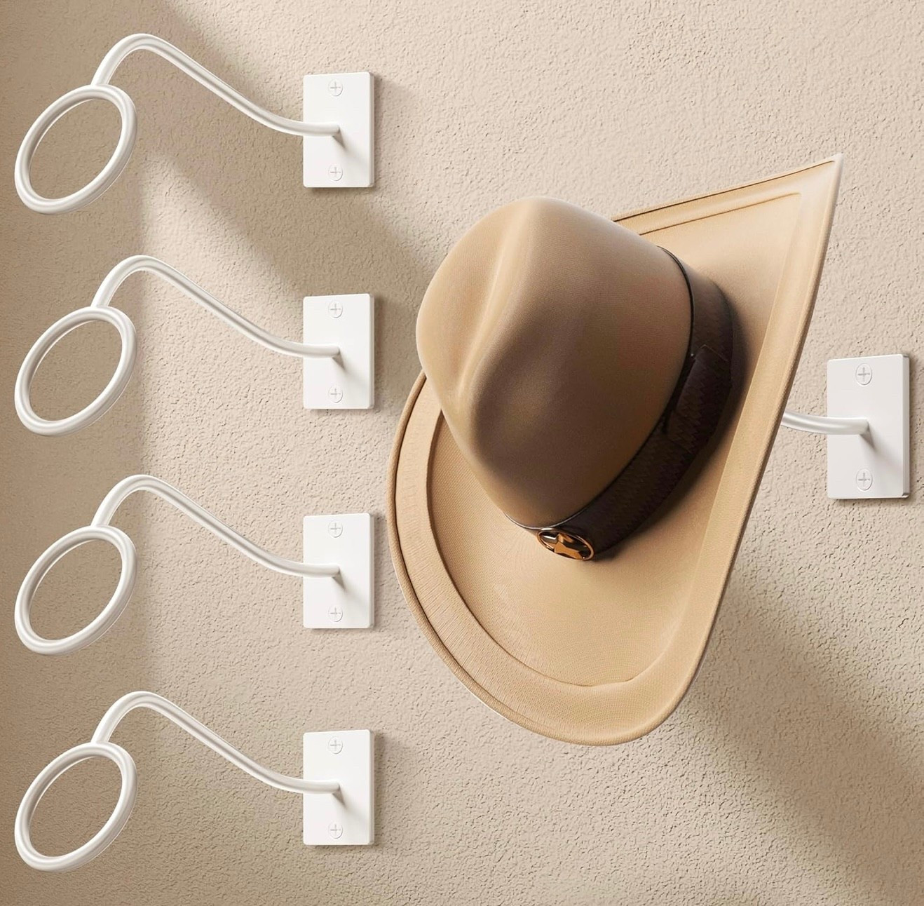 Cowboy Hat Rack for Wall, 4 Pack

#LTKFindsUnder50 #LTKHome #LTKOver40
