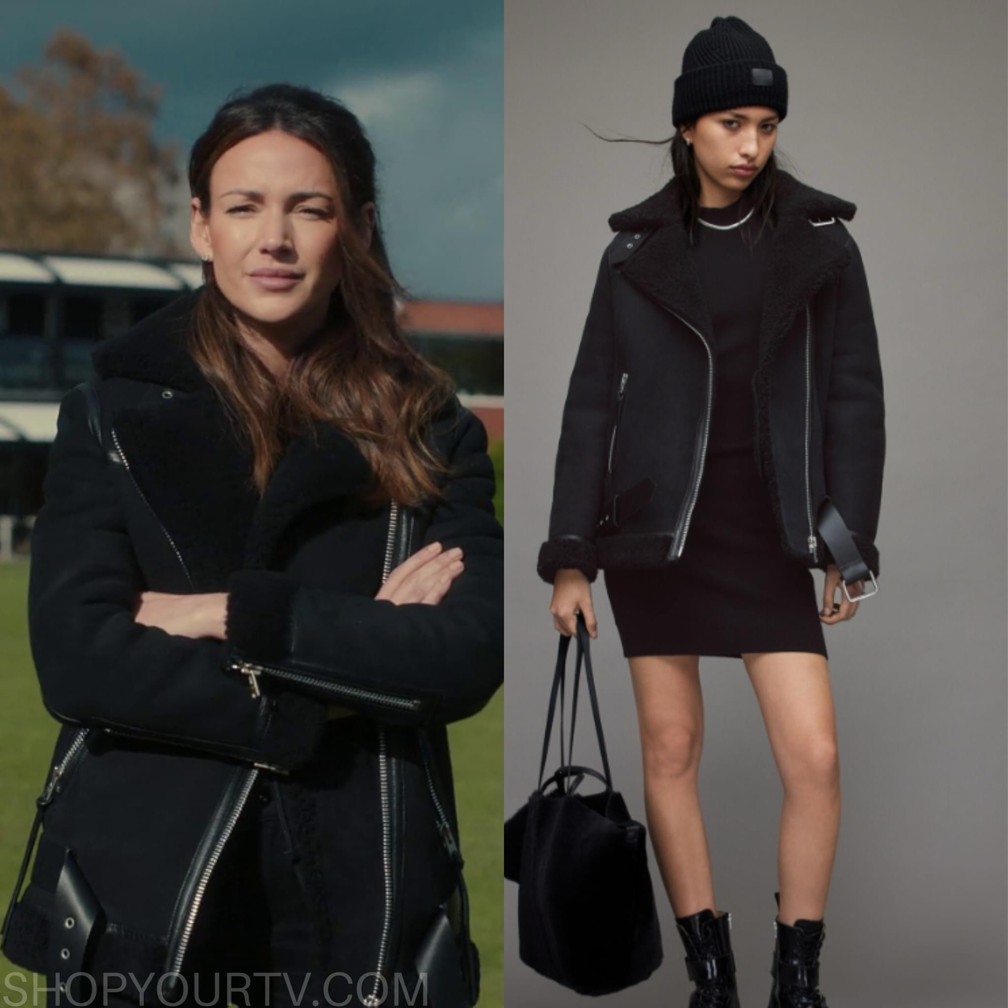 Maya wearing AllSaints in Fool Me Once 

More ID’s on shopyourtv.com