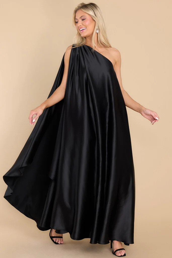 Glamorous Statement Black Maxi Dress | Red Dress 