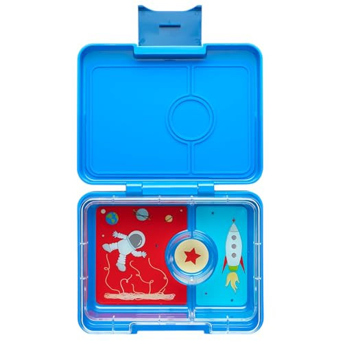 Yumbox Snack Box - 3 Compartment - Leakproof Bento Lunch Box for Kids (Surf Rocket) | Amazon (US)