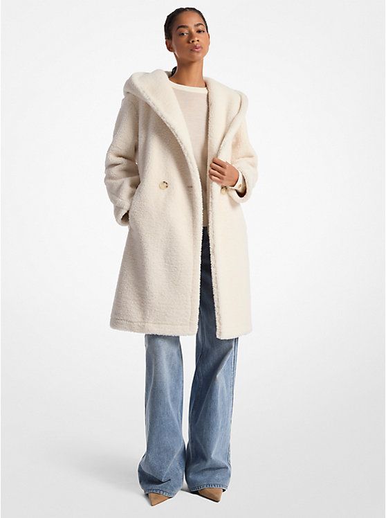 Faux Fur Teddy Coat | Michael Kors US