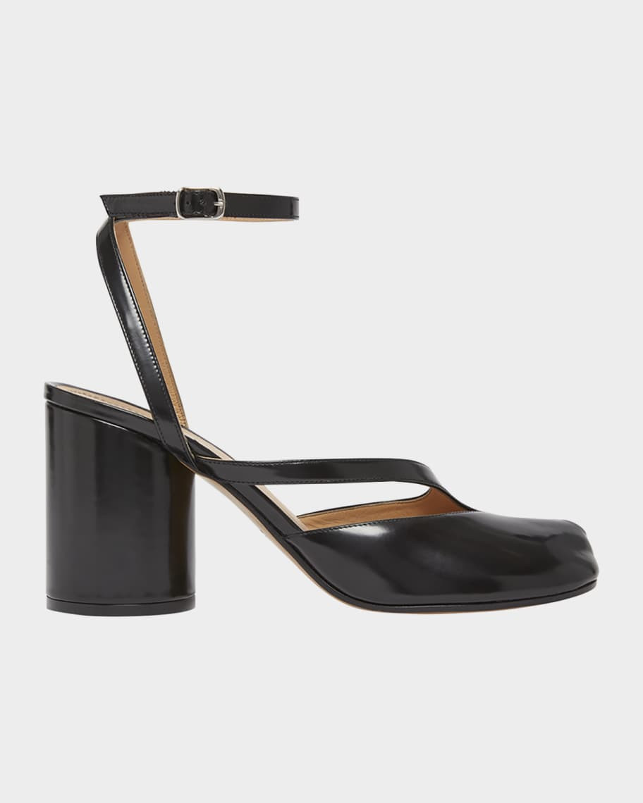 Maison Margiela Tabi Leather Split-Toe Pumps | Neiman Marcus