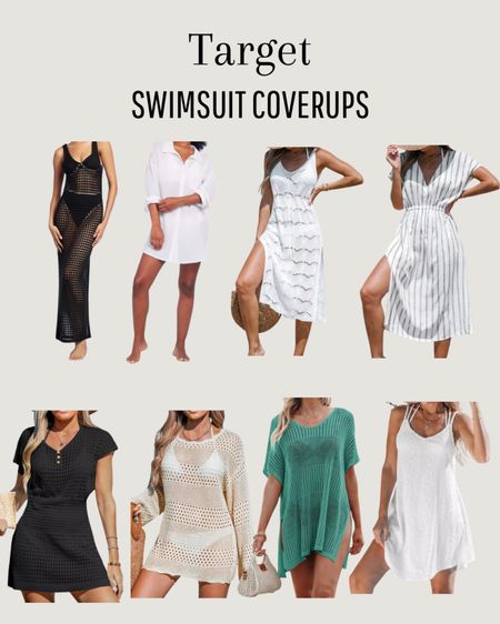 Target swimsuit cover ups! 

#LTKstyletip #LTKswim #LTKSeasonal