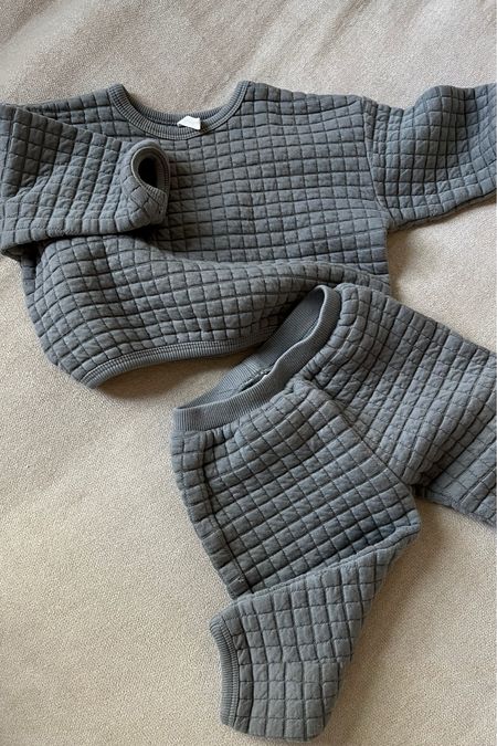 Quilted baby boy sweats 🧸

#LTKkids #LTKbaby