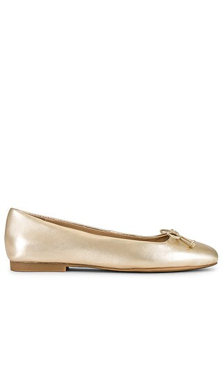 Eydie Flat in Gold | Revolve Clothing (Global)