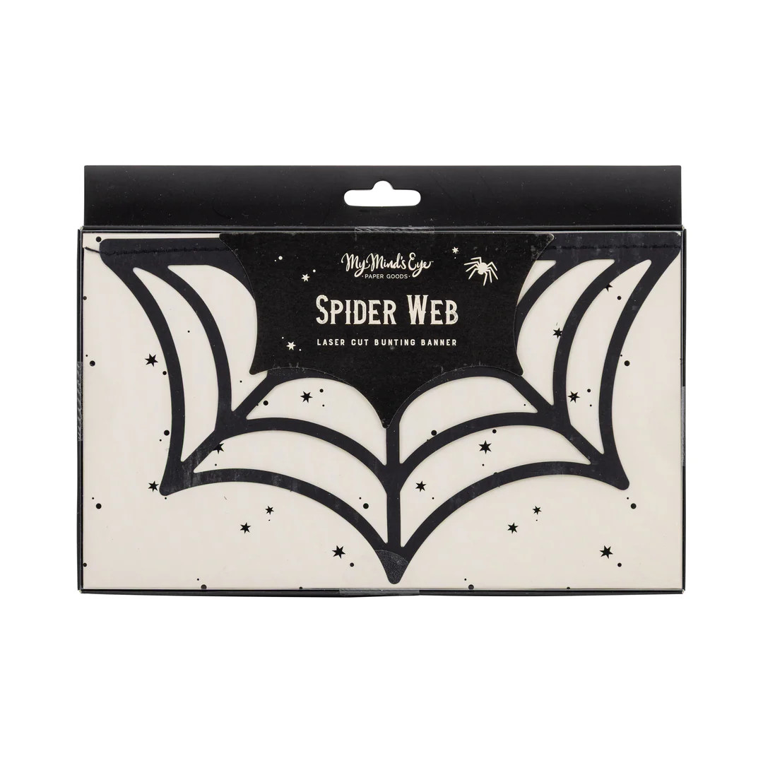 Spider Web Bunting Banner | My Mind's Eye