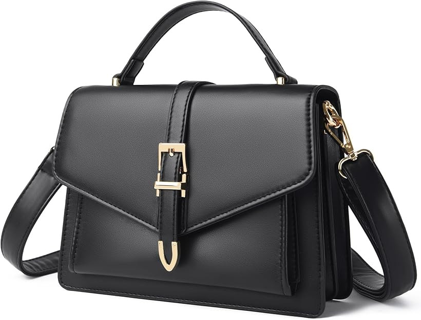 Travistar Crossbody Bags for Women - Small Cross Body Purse Leather Top-handle Handbags Trendy Sh... | Amazon (US)