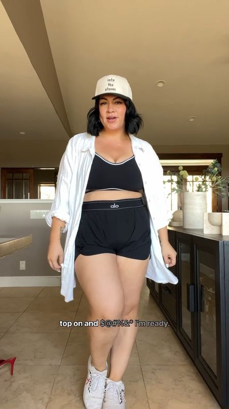 wearing shorts at the gym is my biggest insecurity but i’m trying to conquer it with some exposure therapy! 

shirt size 14
shorts size large
bra size large 
Undies size large code TORIB
Skims bra size 38DD

alo | midsize active | exercise | size 12 activewear 

#LTKVideo #LTKActive #LTKFitness